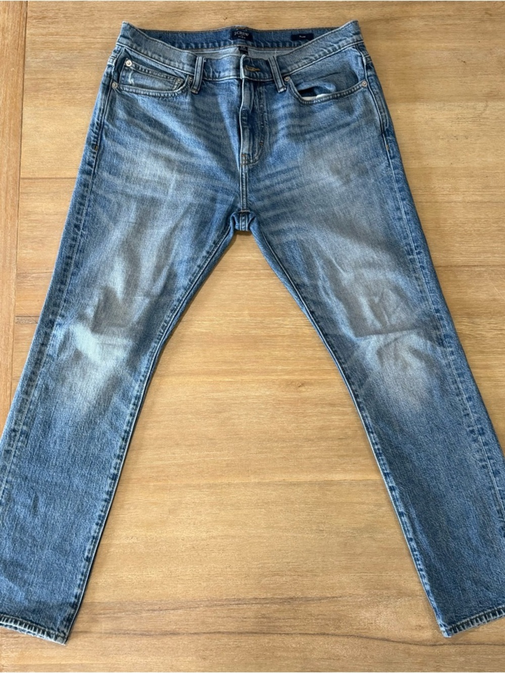 J. Crew Men’s Slim Jeans - Light Blue Wash